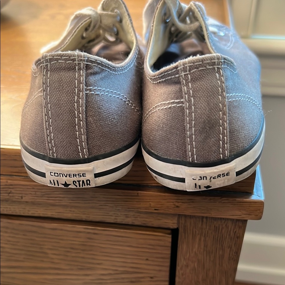 Converse Classic Gray Sneakers with White Accents - Picture 3 of 6